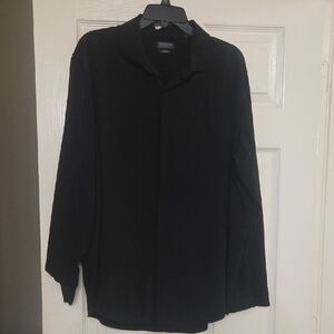 Van Heusen Men's Classic Black Shirt Jacket